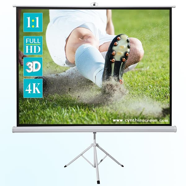 Outdoor or Indoor Tripod Stand Projector Screens